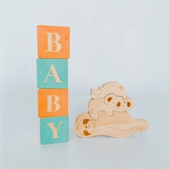 Wood Baby Decor / Toys - Picture 10 of 12